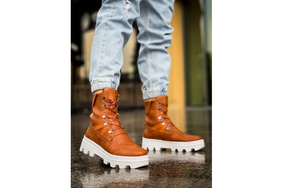 Shoecide Erkek Spor Bot B14 Taba