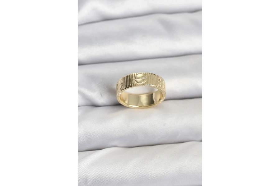 Shoecide Gold Renk Model Kadın Yüzük