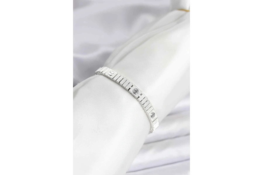 Shoecide Gümüş Renk Vıp Seri Bileklik