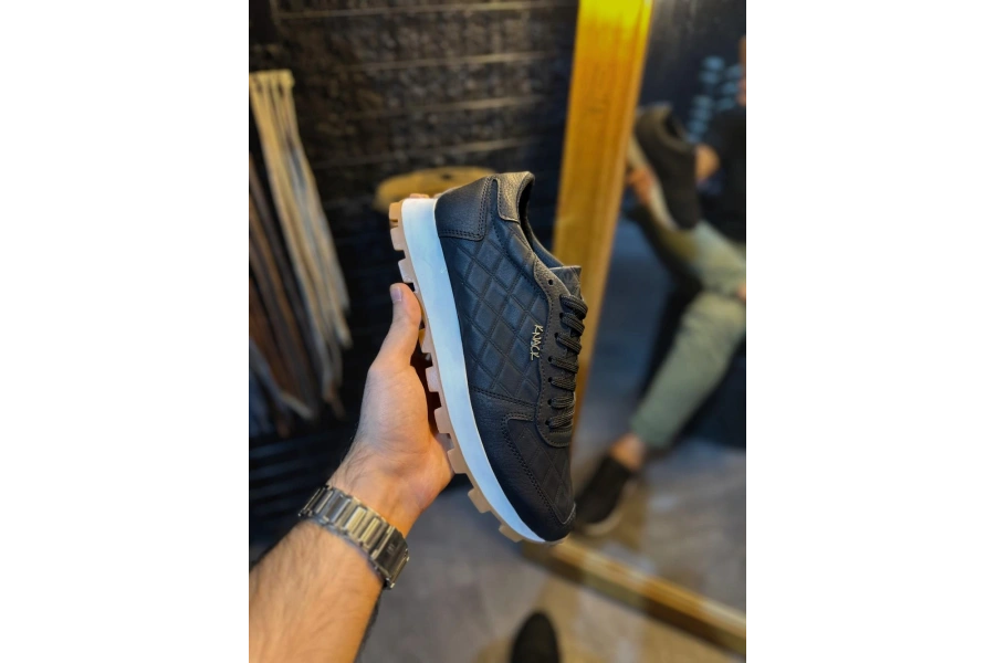 Shoecide Günlük Ayakkabı 002 Kapitone Siyah