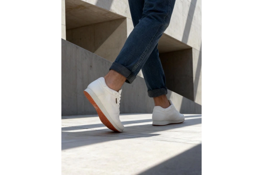 Shoecide Günlük Ayakkabı 002 Tırtıklı Beyaz