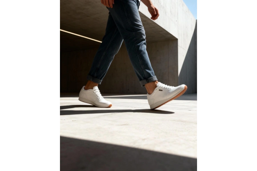 Shoecide Günlük Ayakkabı 002 Tırtıklı Beyaz