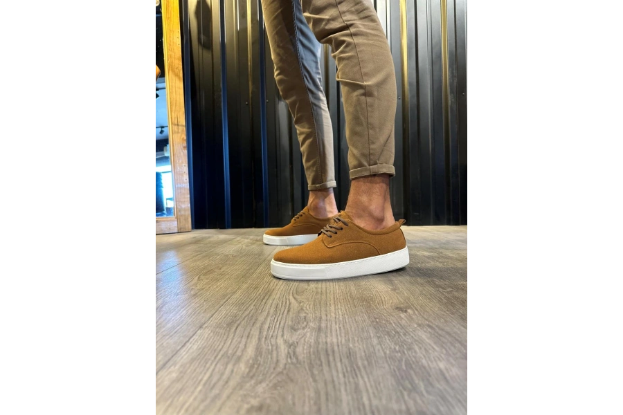 Shoecide Günlük Ayakkabı 077 Taba Süet