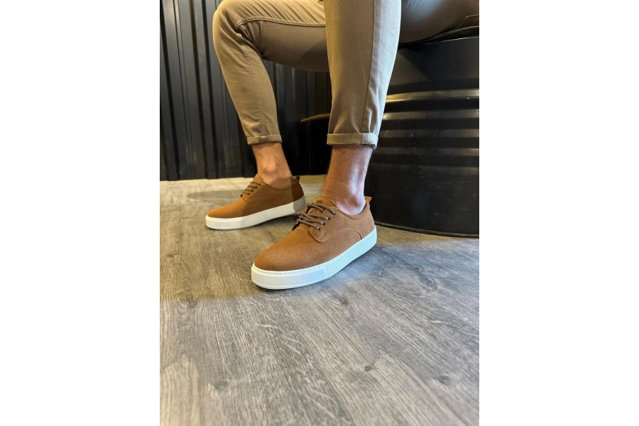 Shoecide Günlük Ayakkabı 077 Taba Süet