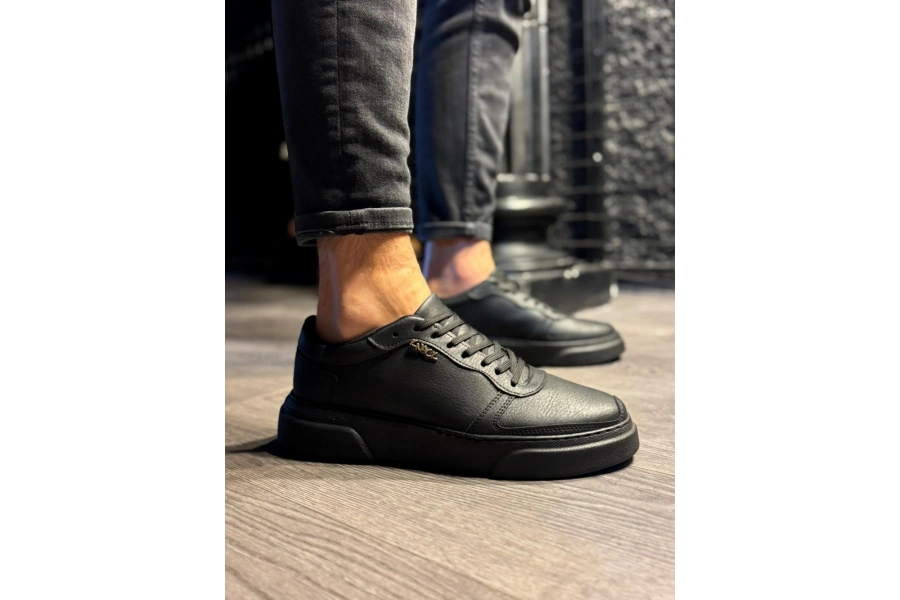 Shoecide Günlük Ayakkabı 222 Siyah (siyah Taban)