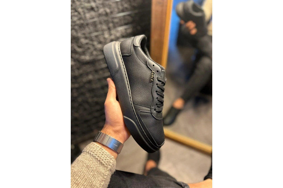 Shoecide Günlük Ayakkabı 222 Siyah (siyah Taban)