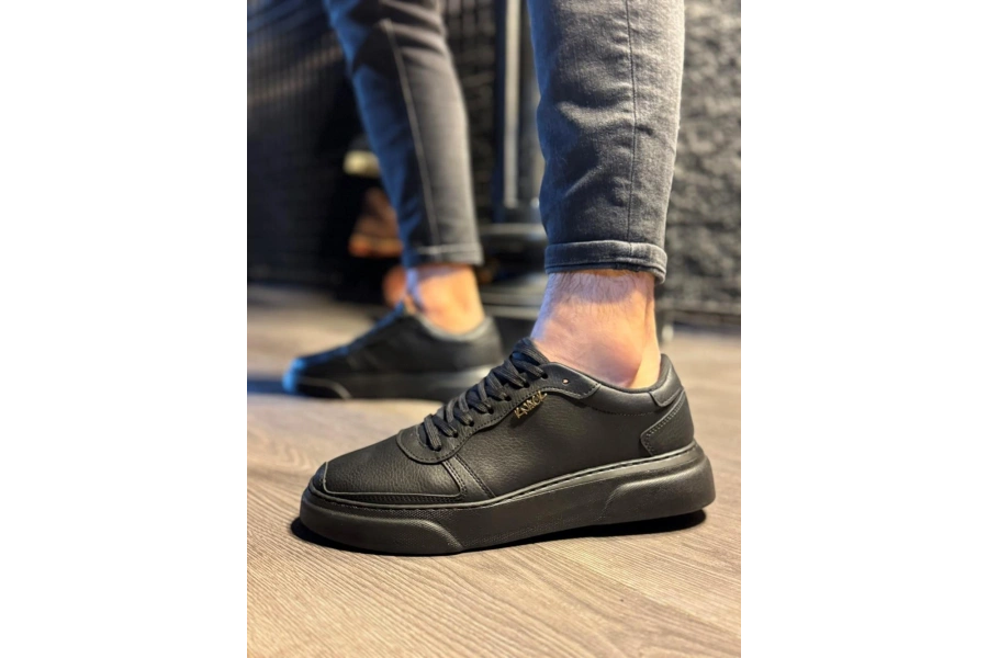 Shoecide Günlük Ayakkabı 222 Siyah (siyah Taban)