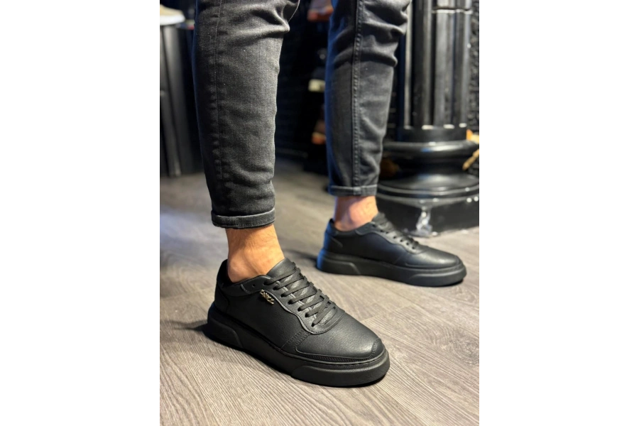 Shoecide Günlük Ayakkabı 222 Siyah (siyah Taban)
