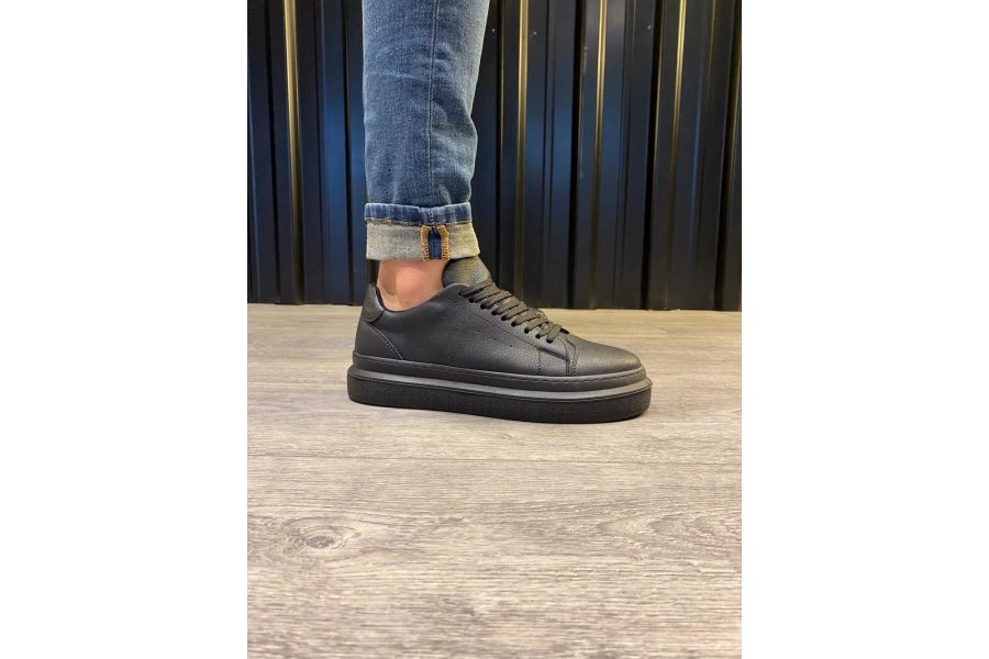 Shoecide Günlük Ayakkabı 421 Siyah (siyah Taban)