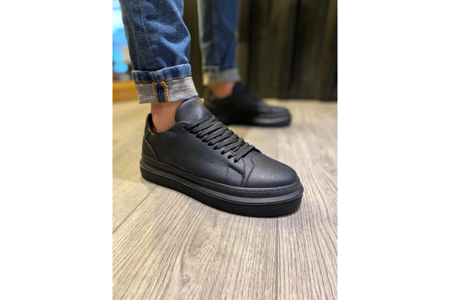 Shoecide Günlük Ayakkabı 421 Siyah (siyah Taban)