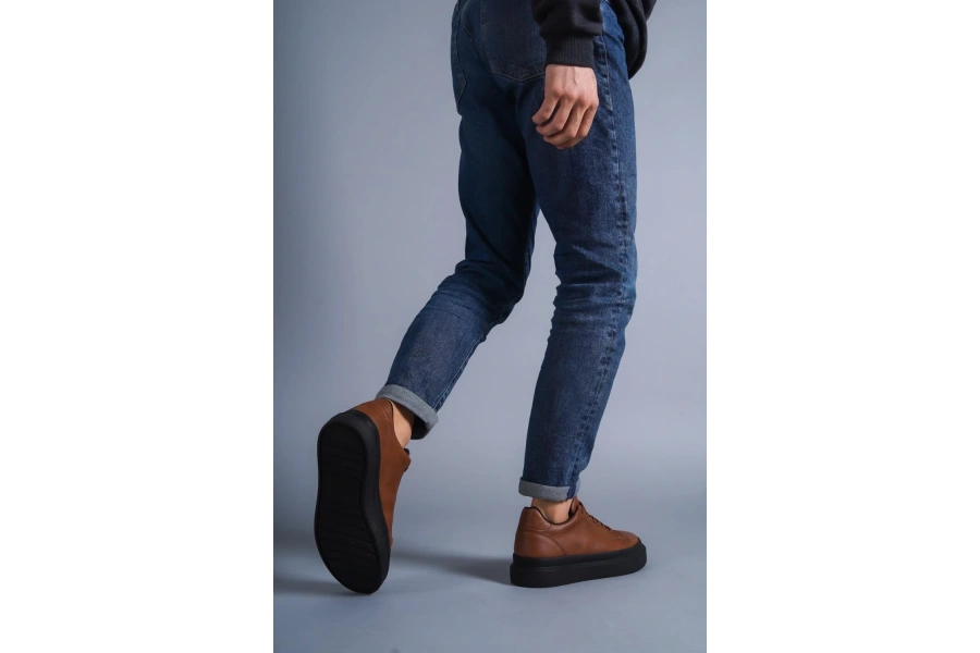 Shoecide Günlük Ayakkabı 421 Taba (siyah Taban)