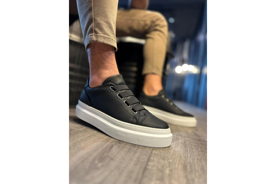 Shoecide Günlük Ayakkabı 521 Siyah (beyaz Taban)