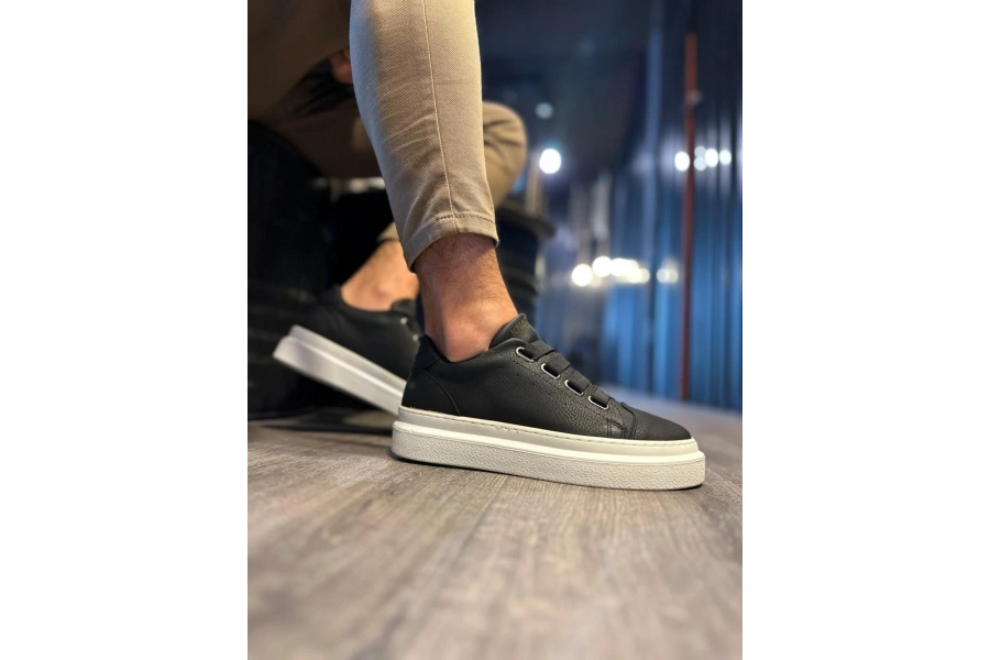 Shoecide Günlük Ayakkabı 521 Siyah (beyaz Taban)