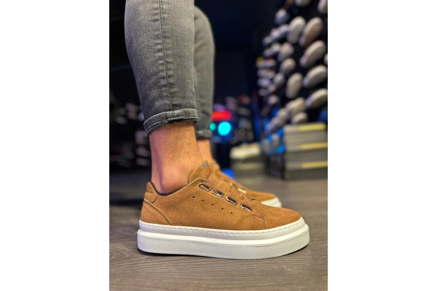 Shoecide Günlük Ayakkabı 521 Taba Süet