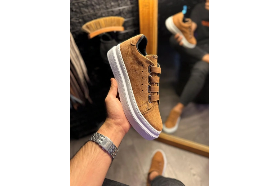 Shoecide Günlük Ayakkabı 521 Taba Süet