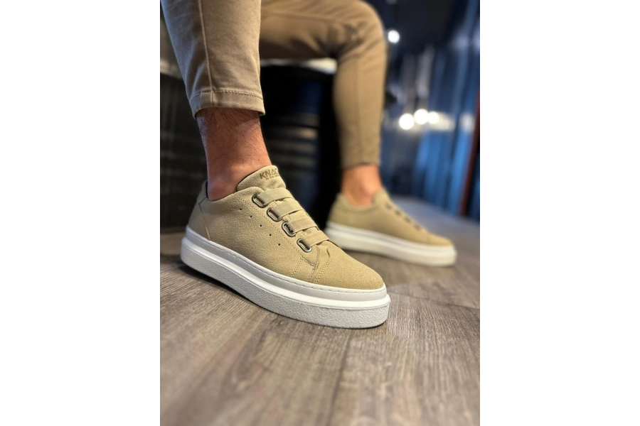 Shoecide Günlük Ayakkabı 521 Vizon Süet