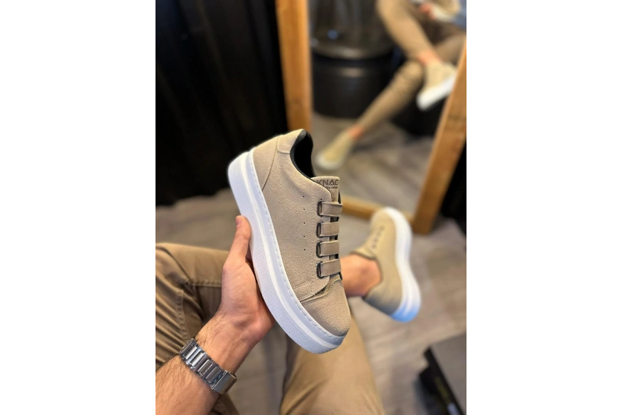 Shoecide Günlük Ayakkabı 521 Vizon Süet