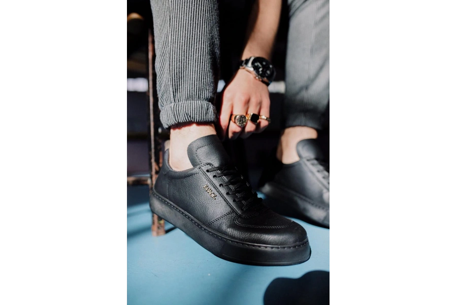 Shoecide Günlük Ayakkabı 666 Siyah (siyah Taban)