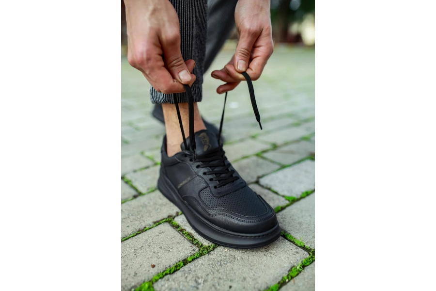 Shoecide Günlük Ayakkabı 707 Siyah (siyah Taban)