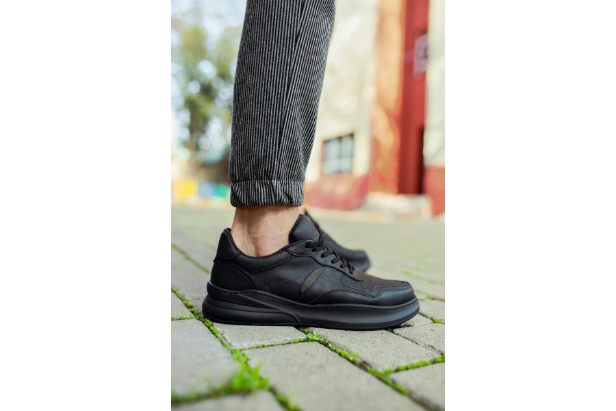 Shoecide Günlük Ayakkabı 707 Siyah (siyah Taban)