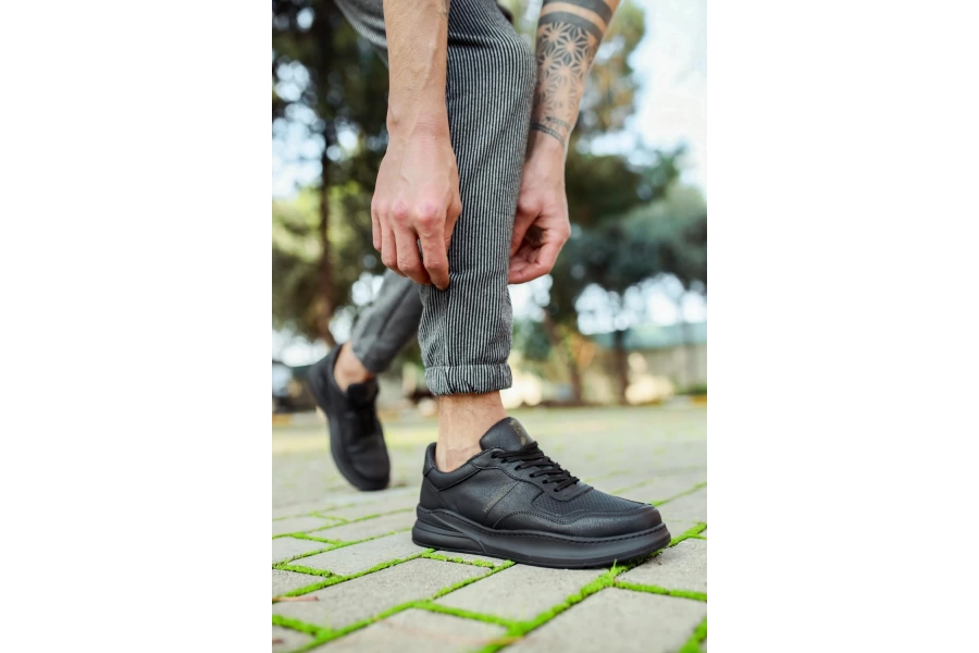 Shoecide Günlük Ayakkabı 707 Siyah (siyah Taban)