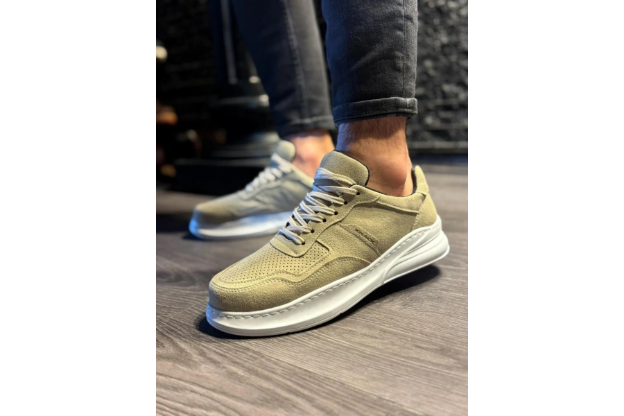 Shoecide Günlük Ayakkabı 707 Vizon Süet