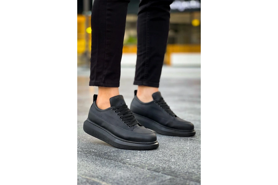 Shoecide Günlük Ayakkabı 814 Siyah (siyah Taban)