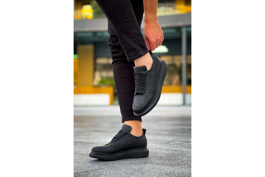 Shoecide Günlük Ayakkabı 814 Siyah (siyah Taban)