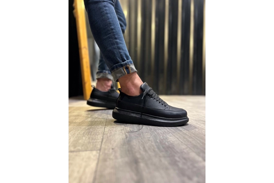 Shoecide Günlük Ayakkabı 814 Siyah (siyah Taban)