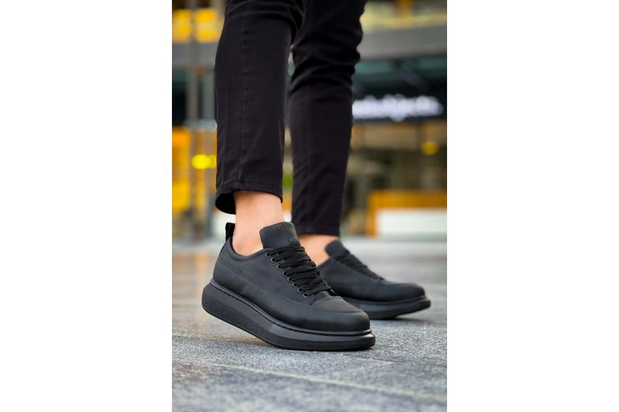 Shoecide Günlük Ayakkabı 814 Siyah (siyah Taban)