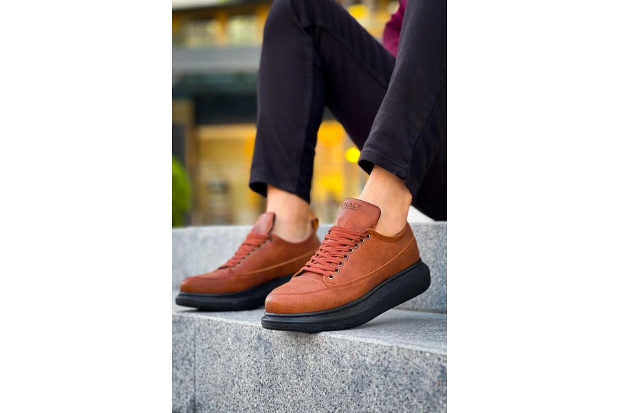 Shoecide Günlük Ayakkabı 814 Taba (siyah Taban)