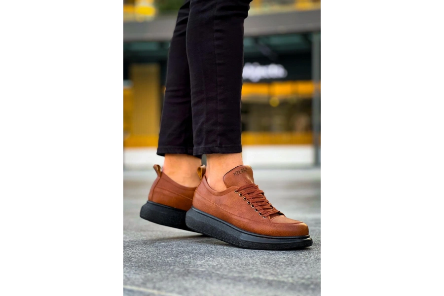 Shoecide Günlük Ayakkabı 814 Taba (siyah Taban)