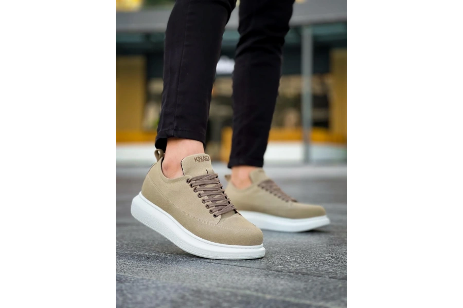 Shoecide Günlük Ayakkabı 814 Vizon Süet
