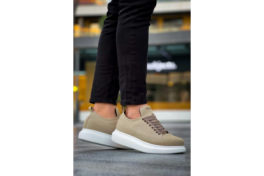 Shoecide Günlük Ayakkabı 814 Vizon Süet