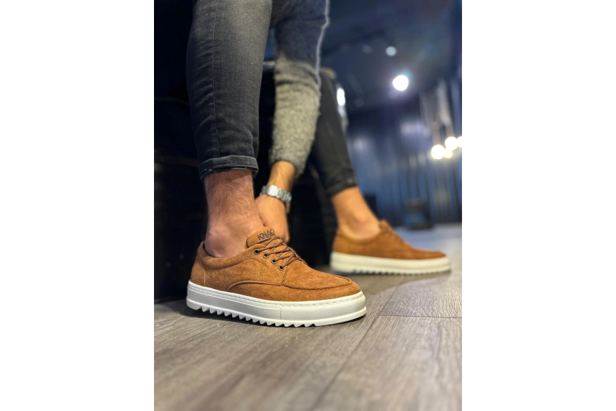 Shoecide Günlük Ayakkabı T12 Taba Süet