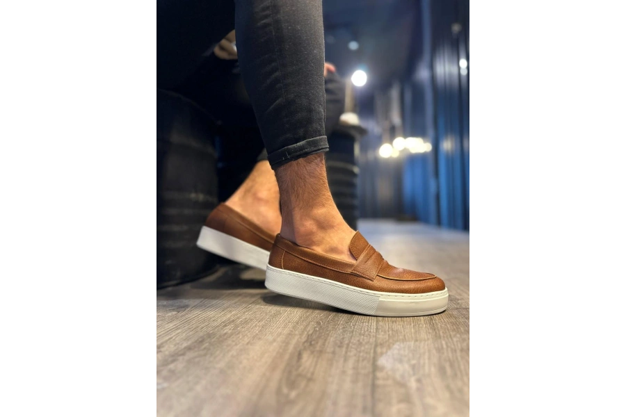 Shoecide Günlük Klasik Ayakkabı 400 Taba