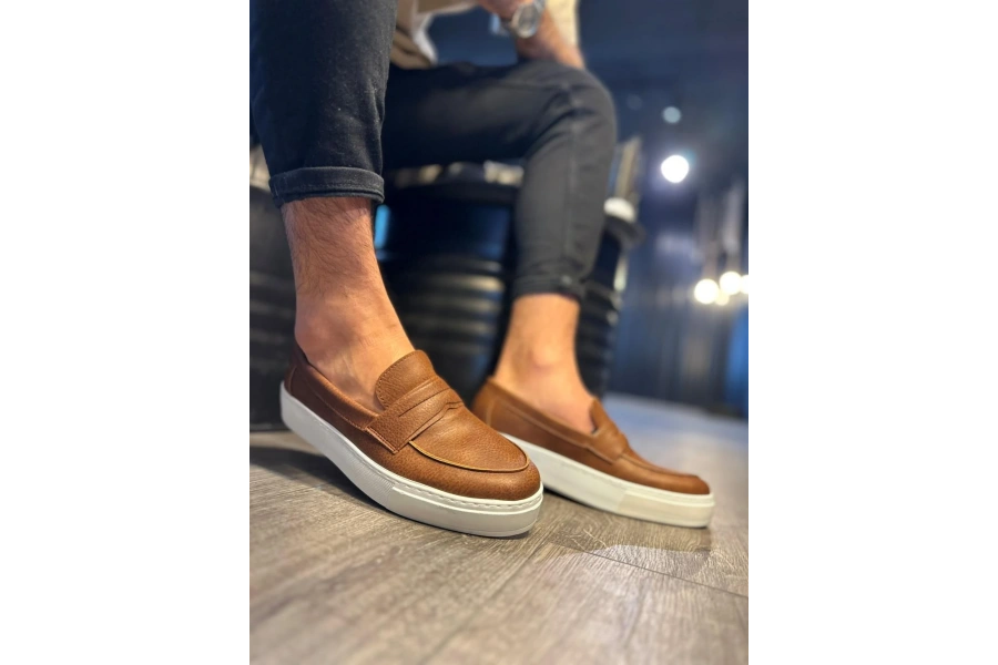 Shoecide Günlük Klasik Ayakkabı 400 Taba