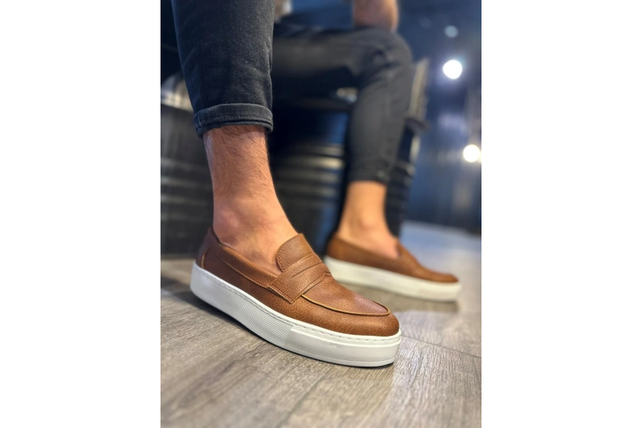 Shoecide Günlük Klasik Ayakkabı 400 Taba