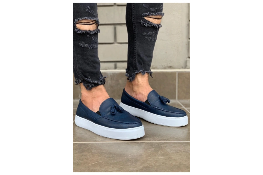 Shoecide Günlük Spor Klasik Ayakkabı 717 Lacivert