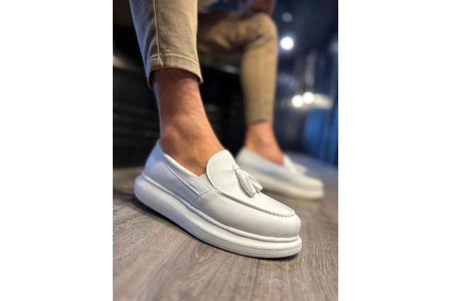 Shoecide Günlük Spor Klasik Ayakkabı 818 Beyaz