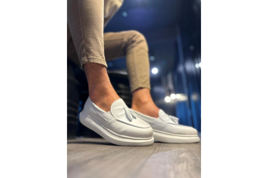 Shoecide Günlük Spor Klasik Ayakkabı 818 Beyaz