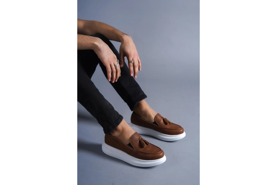 Shoecide Günlük Spor Klasik Ayakkabı 818 Taba