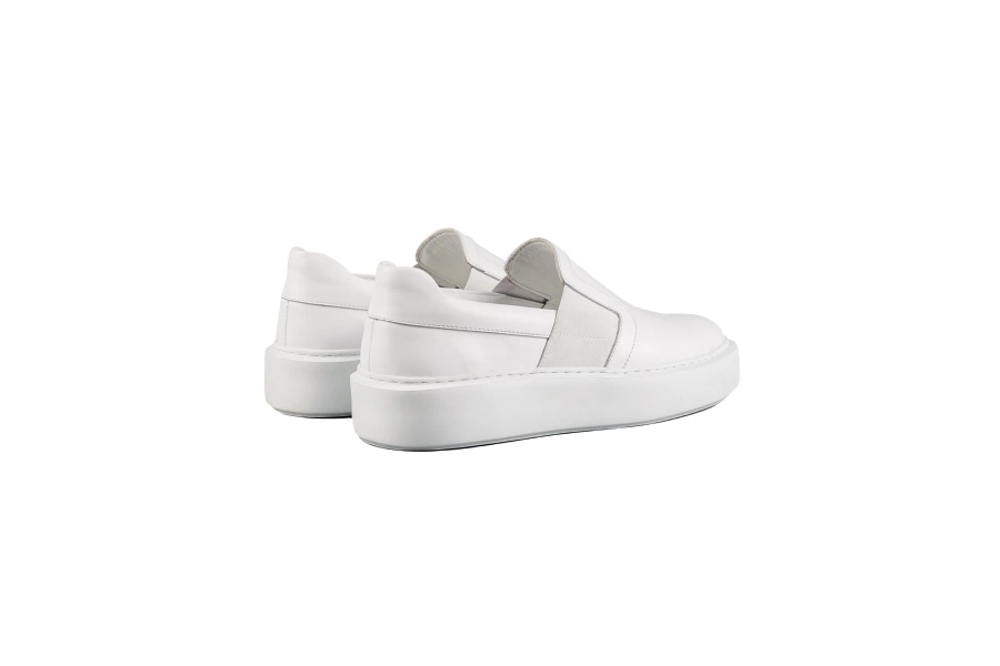 Shoecide İntegra Beyaz Hakiki Deri Erkek Spor (sneaker) Ayakkabı