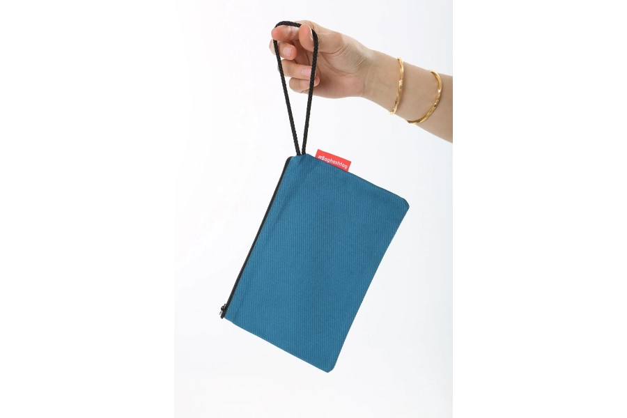 Shoecide Lacivert Clutch Bez Çanta