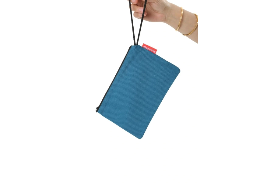 Shoecide Lacivert Clutch Bez Çanta