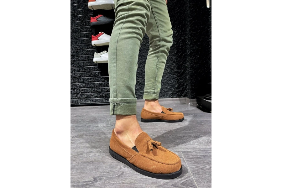 Shoecide Loafer Erkek Ayakkabı 007 Taba