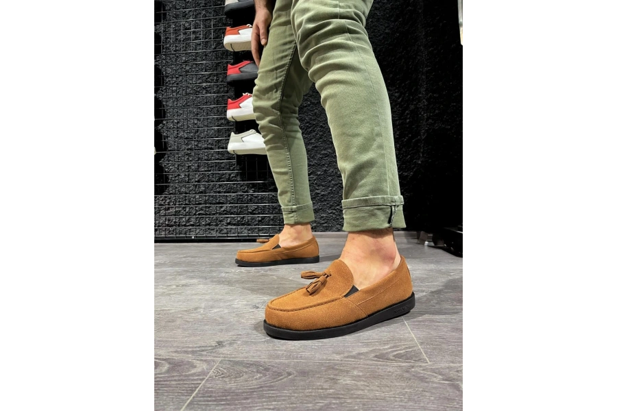Shoecide Loafer Erkek Ayakkabı 007 Taba