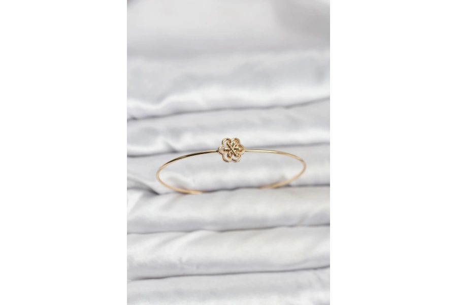 Shoecide Lotus Model Gold Renk Bileklik