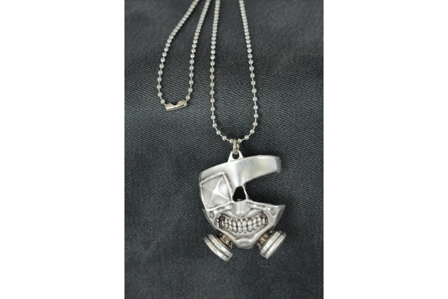 Shoecide Maske Figürlü Metal Erkek Kolye