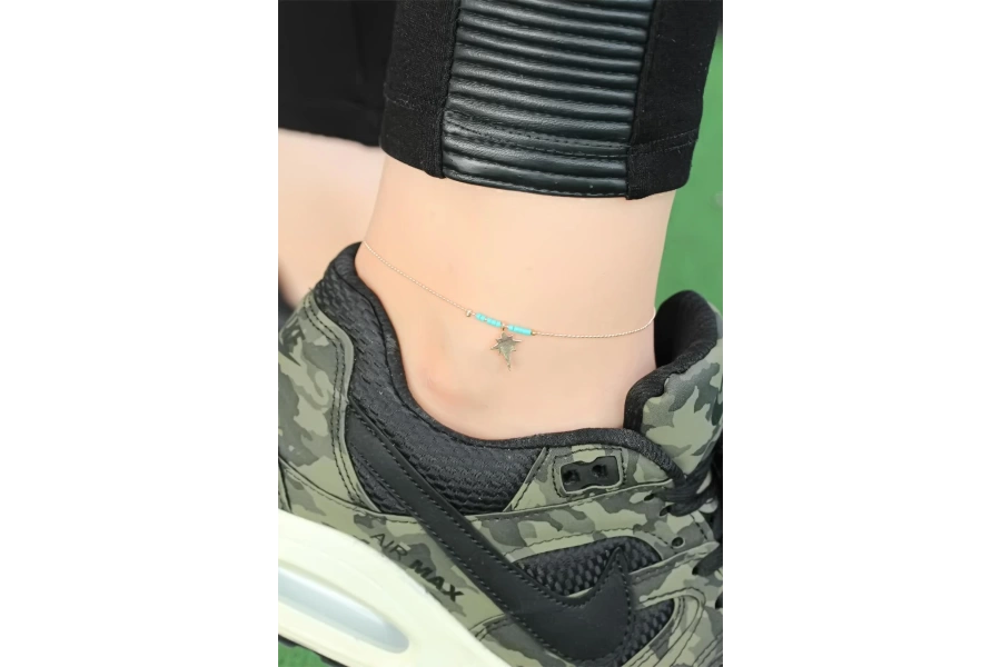 Shoecide Metal Kutup Yıldızı Figür Tasarımlı Zincirli Hal Hal